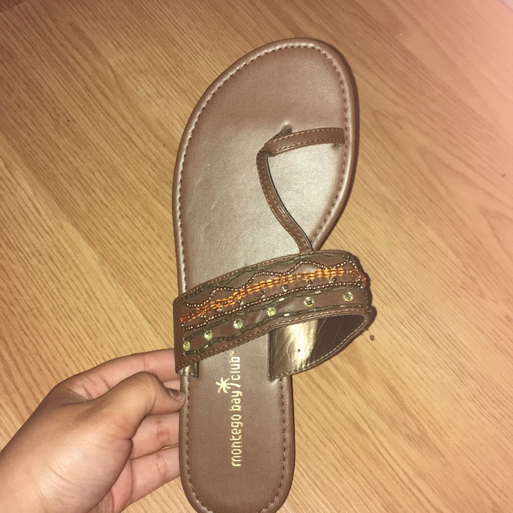 🔋Embroidered/Beaded sandals